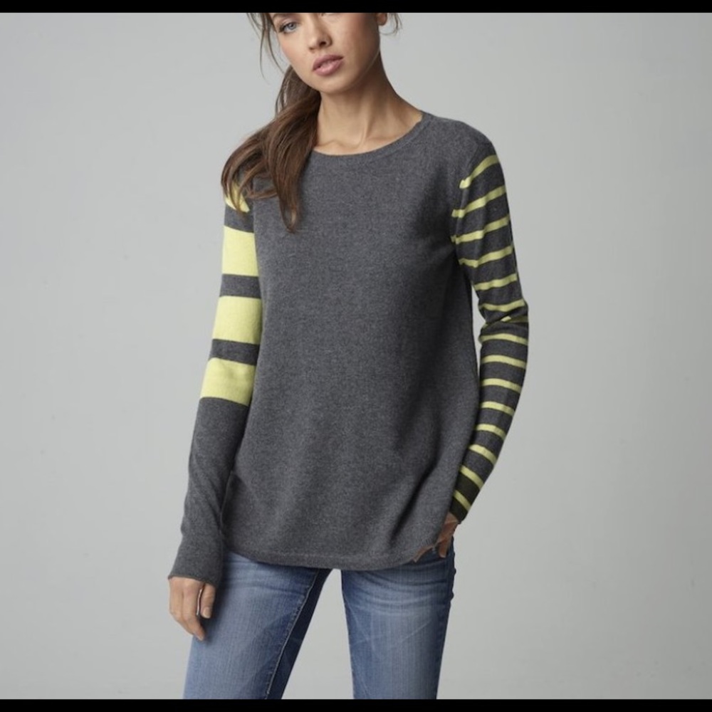 NEW Lisa Todd Cashmere Stripe Sweater